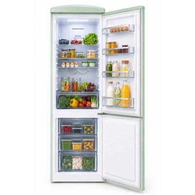 3. Ravanson LKK-315RM Retro Refrigerator 597mm x 707mm x 1943 mm | 315l | Total No Frost | Class E | Mint