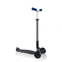 Globber Master Prime 3-Wheel Scooter / Black - Navy Blue 664-100