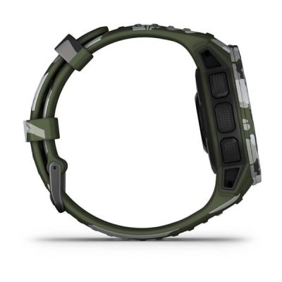 5. Garmin Instinct Solar Camo Watch Green (010-02293-06)