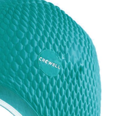 6. Crowell Java blue bubble swimming cap, col.8
