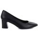 6. Women's black Sergio Leone PB413 pointed toe pumps