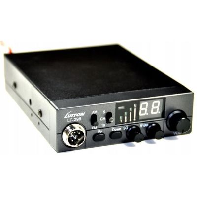 2. CB Radio LUITON LT-298 ASQ 12V/24V with cigarette lighter plug