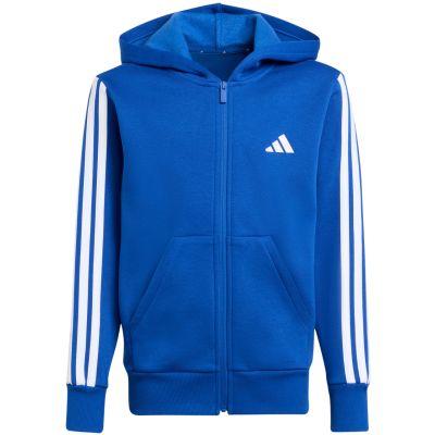 8. adidas Essentials Full-Zip Hoodie for Kids Blue JY4977