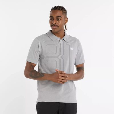 6. New Balance Cotton Pique Polo Shirt M MT51519AG