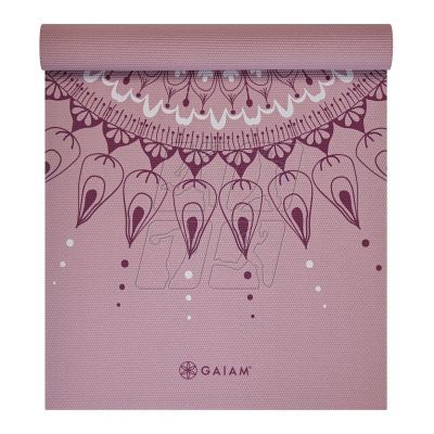 2. Gaiam Here &amp; Now Dusty Rose Yoga Mat 4mm 65272