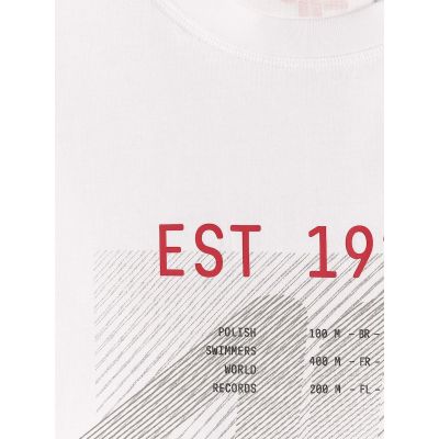7. Men's regular printed T-shirt 4F 4FRSS26TTSHM4039-10S