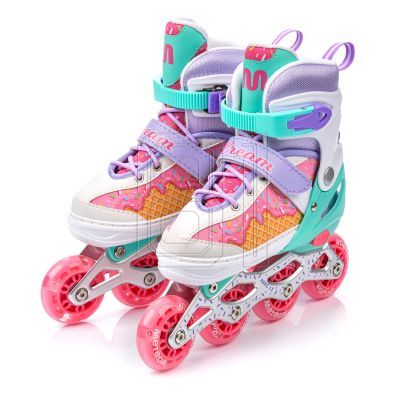 11. Inline skates Meteor 4in1 Cream M 34-37 10142