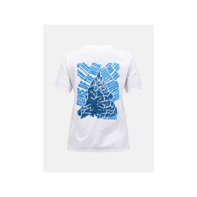 2. PEAK PERFORMANCE W Explore Graphic Tee Women's White