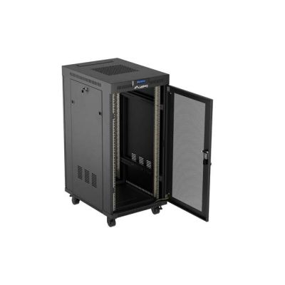 7. LANBERG FLOOR RACK CABINET 19" 24U 600X800 BLACK