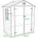 10. PVC GARDEN TOOL HOUSE 181x135x210CM