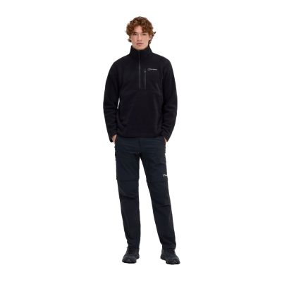 2. Berghaus Prism PT HZ sweatshirt size L Black + Berghaus HILLWALKER OVRTRS AM BLK/BLK size L
