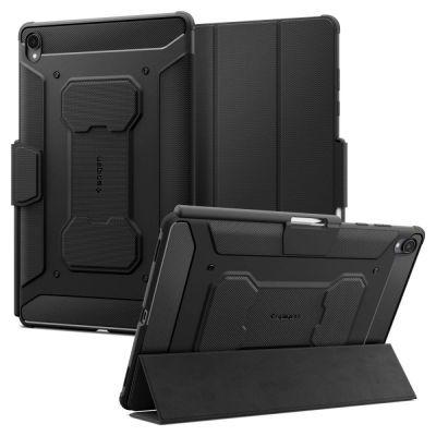 Spigen Rugged Armor Pro Case for Samsung Galaxy Tab S12+ 12.6" - Matte Black