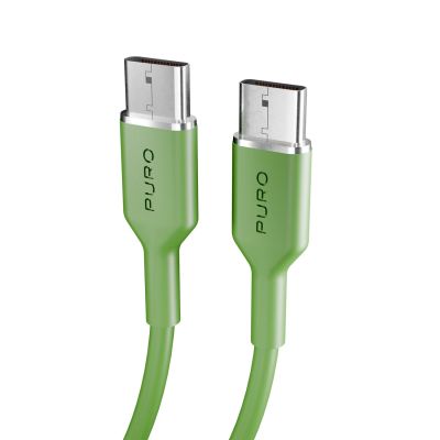 7. Puro ICON USB-C - USB-C cable 1.5m - green
