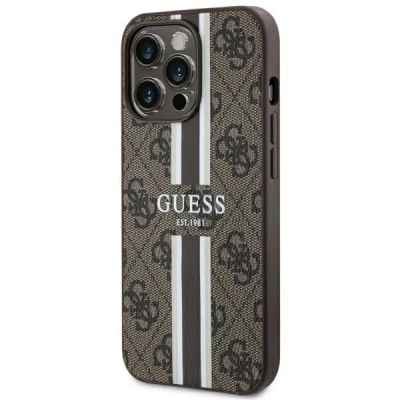 2. Guess GUHMP13LP4RPSW iPhone 13 Pro / 13 6.1" brown/brown hardcase 4G Printed Stripes MagSafe
