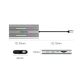 3. Orico XCR 12in1 RGB USB-C Docking Station 3x USB-A USB-C PD 100W HDMI 4K VGA RJ45 Gigabit SD and microSD Card Reader - Silver