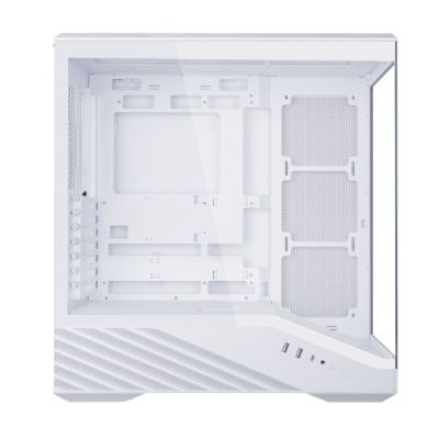5. Lian Li Vector V100 PC Case, Midi-Tower, ATX, RGB, Tempered Glass - White