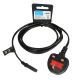 2. IBOX EURO POWER CABLE 2-PIN AUDIO-RTV VDE 3X0.75MM COPPER UK PLUG
