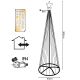 4. DECORATIVE CHRISTMAS TREE 550LED SUPER WARM WHITE 300CM BLACK