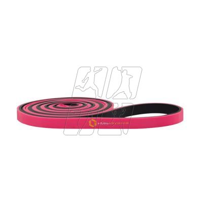 9. Exercise rubber HMS PINK-BLACK GU06 13x5x2250 mm