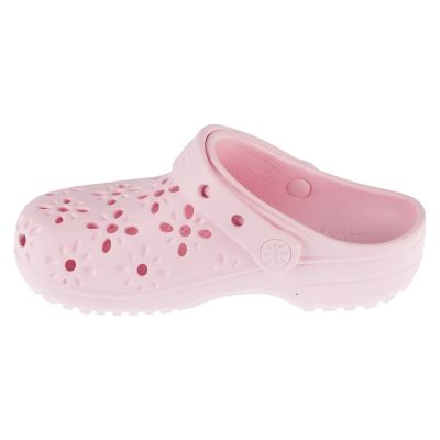 2. Crocs Classic Floral Cut Out Clog Kids 210943-6ZW Pink 28/29