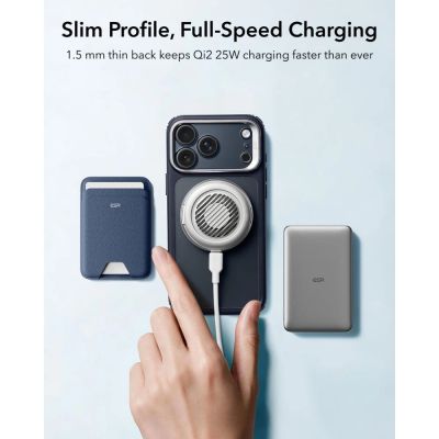 6. ESR Classic Hybrid Kickstand MagSafe Case for iPhone 18 Pro / 17 Pro - Navy Blue