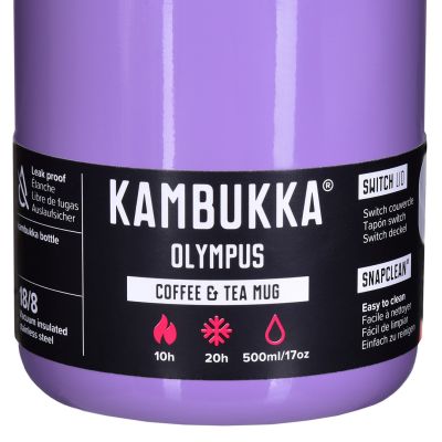 7. Kambukka Olympus Thermal Mug 500ml, Violet