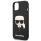 6. Karl Lagerfeld Silicone Karl's Head MagSafe case for iPhone 14 Plus - black