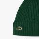 2. Lacoste Ribbed Wool Beanie Green - RB0001-132