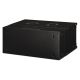2. 19" 4U wall-mounted network cabinet, SOHO PRO 240 x 540 x 400 mm, glass door, black, unassembled, 60 kg