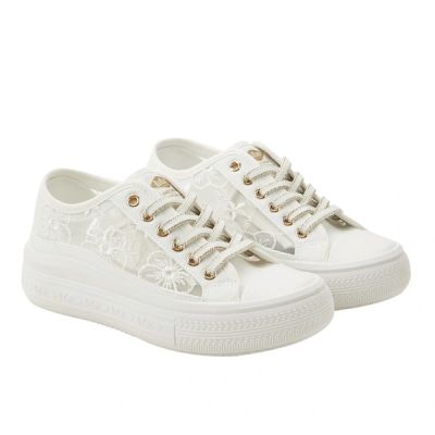 Lee Cooper women's sports shoes sneakers white platform lace