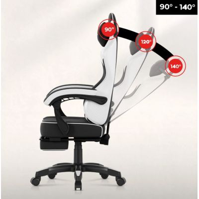 12. Huzaro Force 3.7 White Carbon Gaming Chair