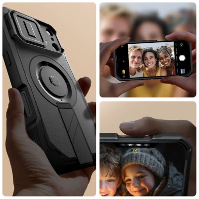 3. Tech-Protect Kevlar MagSafe Case for iPhone 17 Pro Max - Black