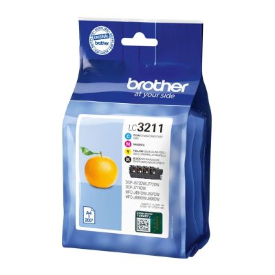 2. Brother LC3211VALDR ink cartridge 4 pcs. Original Black, Cyan, Magenta, Yellow
