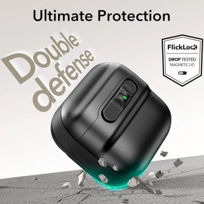 7. ESR Pulse Halolock Magsafe case for AirPods 4 - black