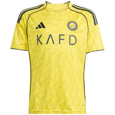 2. adidas Al Nassr FC 2025/2026 Home Jersey for Kids, Yellow JN7981