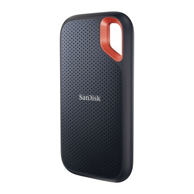 3. SanDisk Extreme Portable external SSD drive (4TB; USB 3.2; 1050 MB/s; SDSSDE61-4T00-G25)