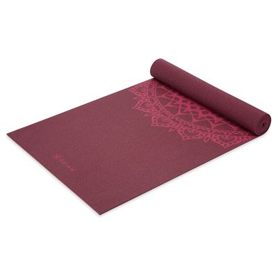 3. GAIAM Cherry Marrakesh Yoga Mat 5 mm 66297