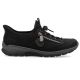 4. Women's black sports shoes Rieker L32F1-00