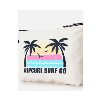 3. RIP CURL Surf Series Pouch Women's Cosmetic Bag White