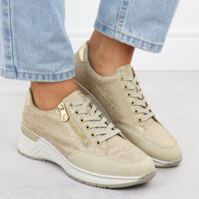 14. Rieker W N4316 RKR760 wedge sneakers