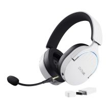 Trust GXT 491W FAYZO WIRELESS White Gaming Headphones