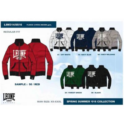 6. Men's sweatshirt LEONE LSM314/S16 navy blue "M"