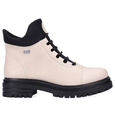 47. Waterproof, Comfortable Beige Women’s Insulated Ankle Boots Rieker Y3163-60