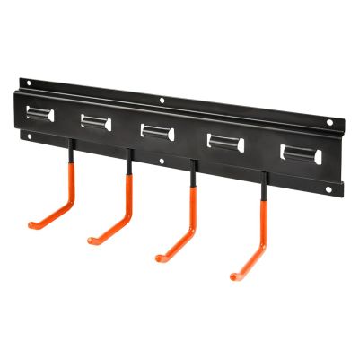 8. MACLEAN WALL ORGANIZER FOR GARDEN TOOLS MACLEAN WALL ORGANIZER FOR GARDEN TOOLS, STEEL, WITH HOOKS, MAX. O
