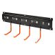 8. MACLEAN WALL ORGANIZER FOR GARDEN TOOLS MACLEAN WALL ORGANIZER FOR GARDEN TOOLS, STEEL, WITH HOOKS, MAX. O