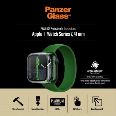 8. PanzerGlass Full Body case for Apple Watch 7 / 8 41 mm - transparent
