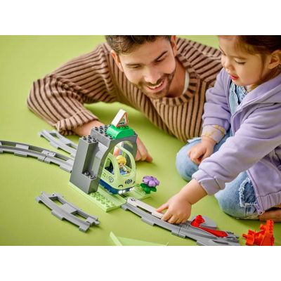 8. LEGO DUPLO TOWN 10425 Tunnel and Train Tracks Expansion Set