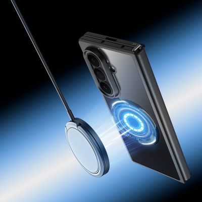 8. Dux Ducis Aimo Mag Case for Samsung Galaxy Z Fold 8 Compatible with MagSafe - Black