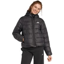 Women's adidas Essentials Climawarm Light Down Hoodie Jacket Black KC1580