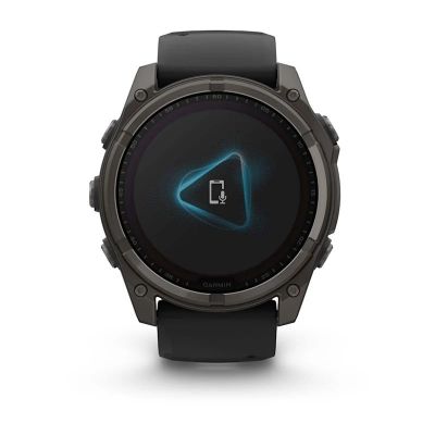 4. Garmin Fenix 8 Solar Sapphire Titanium Carbon Gray DLC Black watch